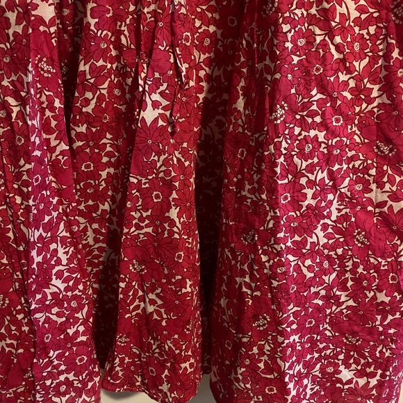 J Crew Cotton Voile Keyhole Cover-Up Maxi Dress Blushing Meadow Size XL - Picture 7 of 11